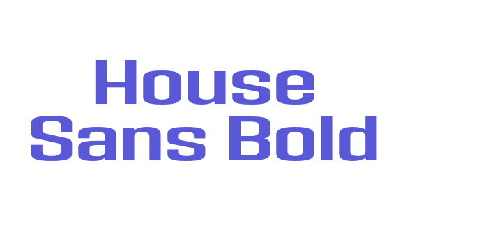 House Sans Bold Font Download