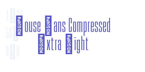 House Sans Compressed Extra Light
