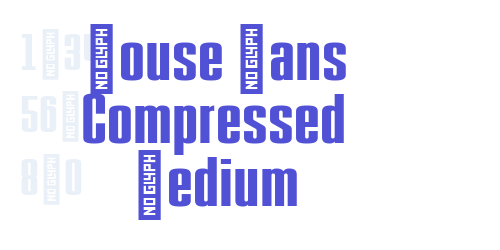 House Sans Compressed Medium