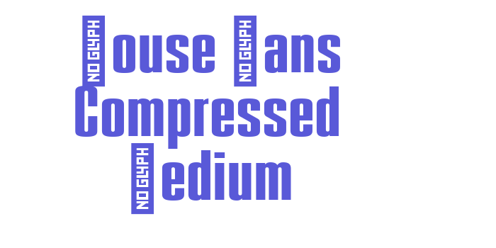 House Sans Compressed Medium Font