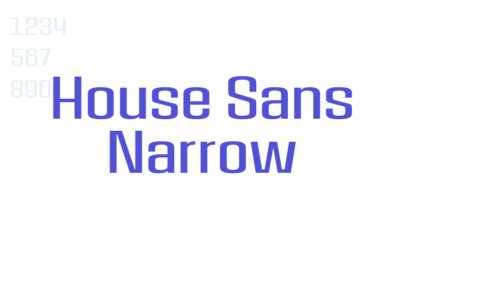 House Sans Narrow-font-download