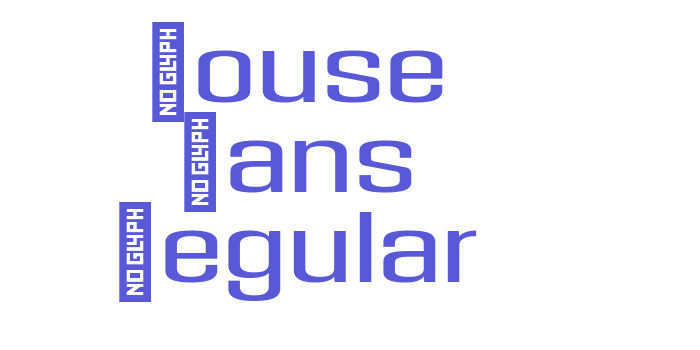 House Sans Regular Font