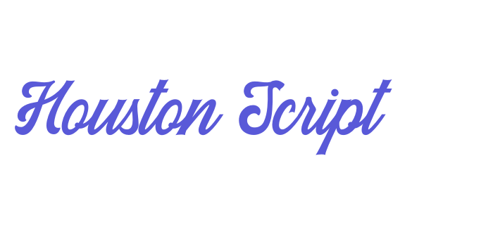 Houston Script Font