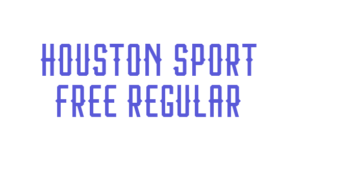 Houston Sport Free Regular Font Download