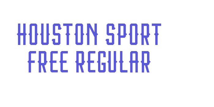 Houston Sport Free Regular Font