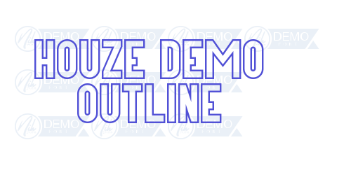 Houze Demo Outline-font-download