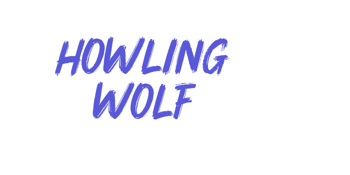 Howling Wolf Font