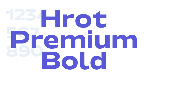 Hrot Premium Bold font free