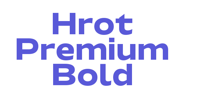 Hrot Premium Bold Font Download