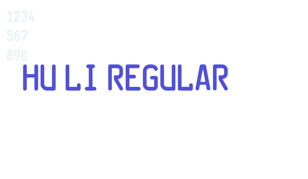 Hu Li Regular-font-download