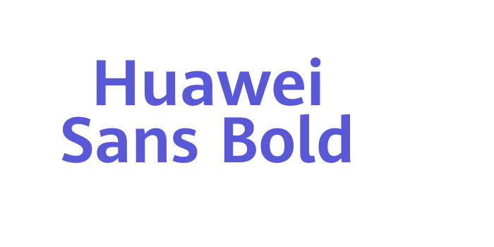 Huawei Sans Bold Font Download