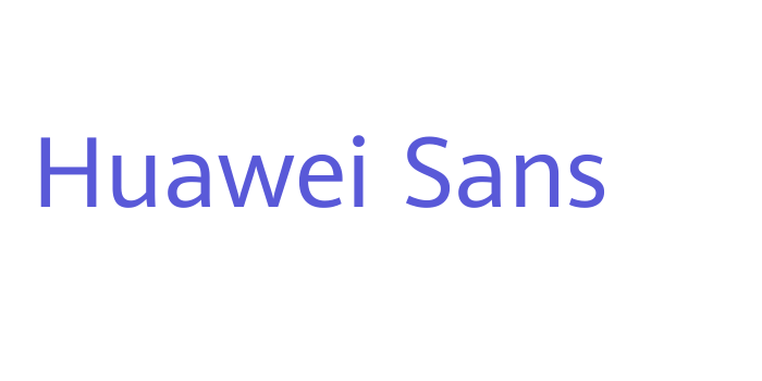 Huawei Sans Font Download