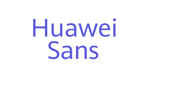 Huawei Sans Font