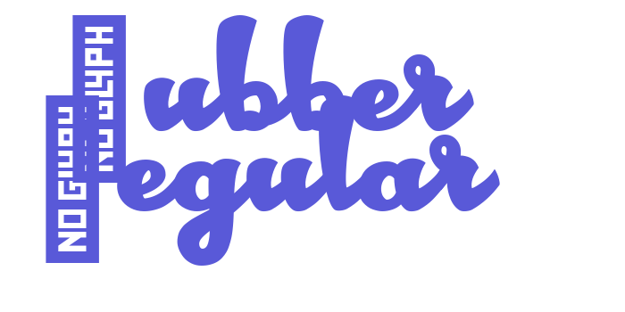 Hubber Regular Font