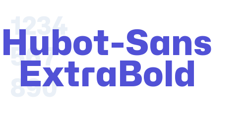 Hubot-Sans ExtraBold-font-download