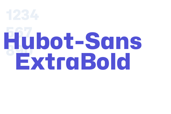 Hubot-Sans ExtraBold