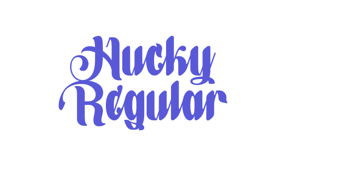 Hucky Regular Font