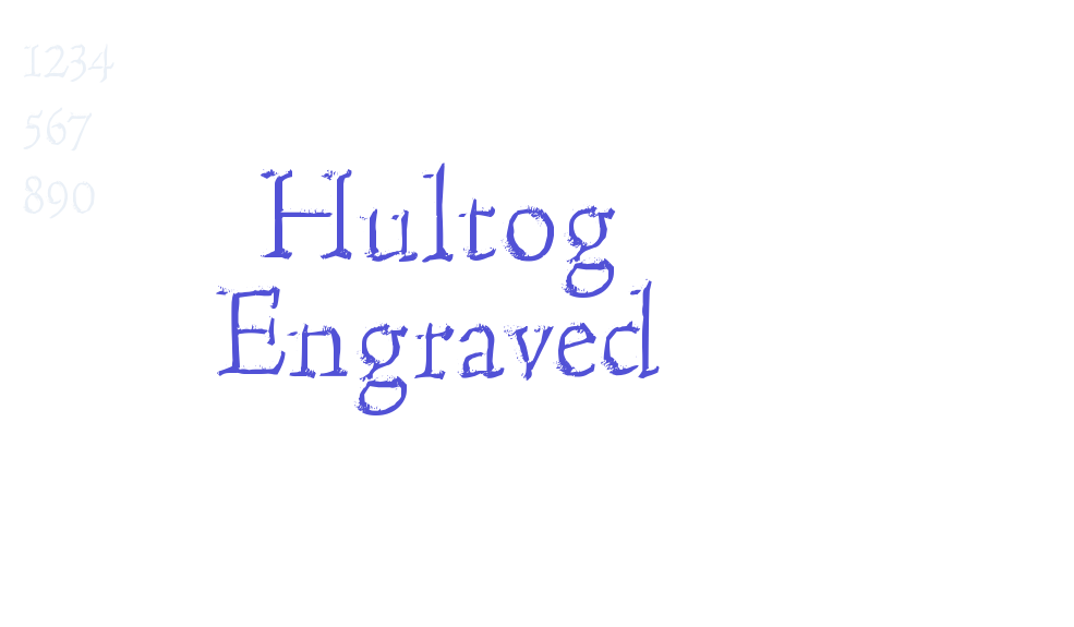 Hultog Engraved-font-download