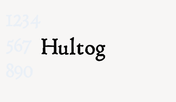 Hultog Font