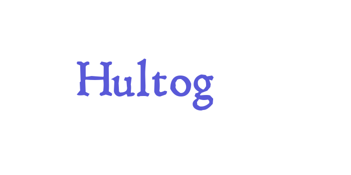 Hultog Font