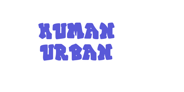 Human Urban Font Download