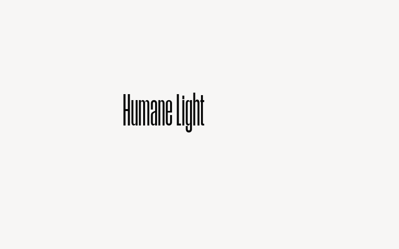 Humane Light Font