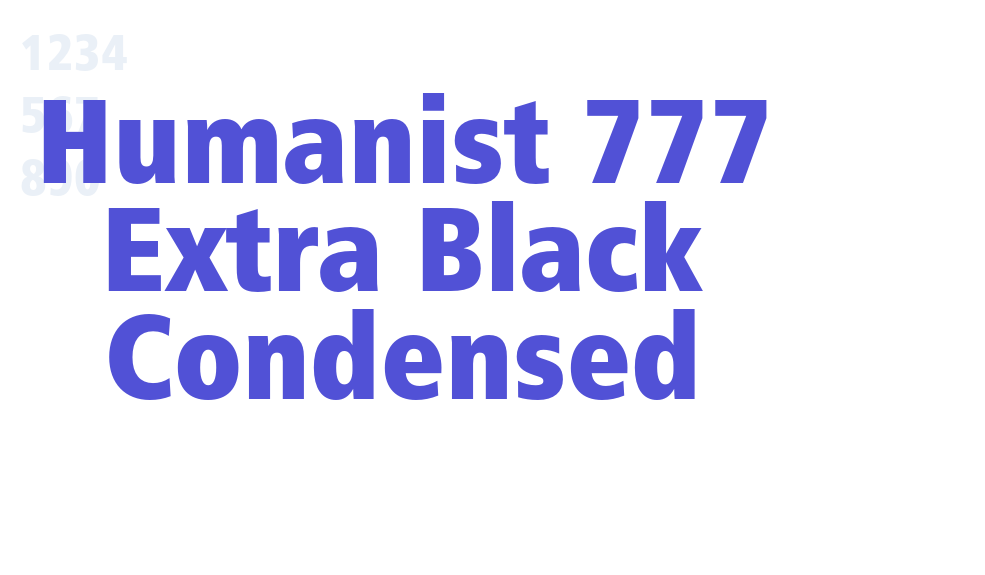 Humanist 777 Extra Black Condensed-font-download