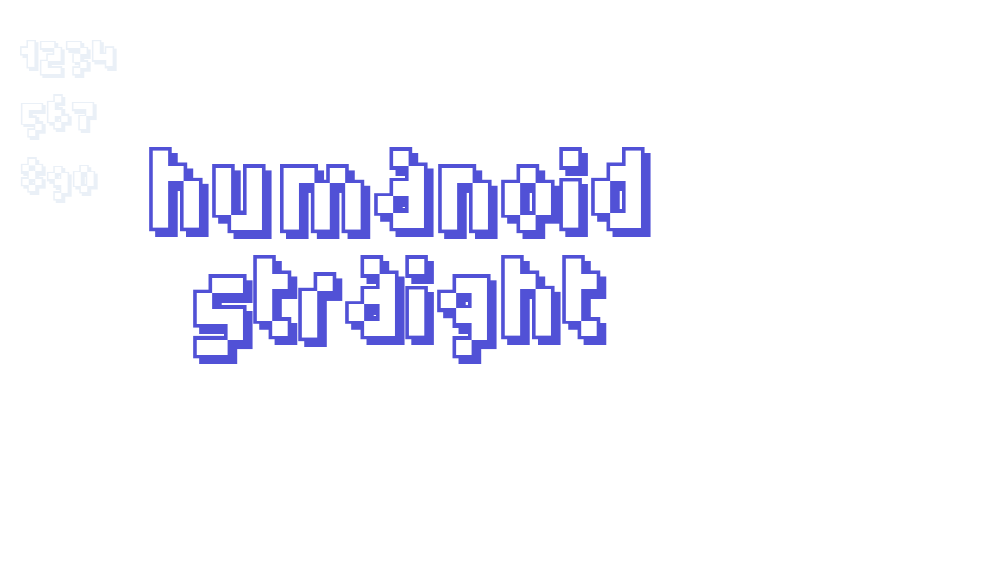 Humanoid straight-font-download