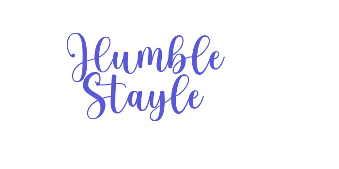 Humble Stayle Font Download