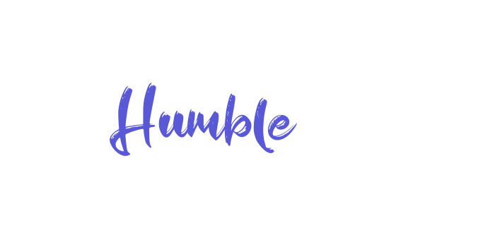 Humble Font Download