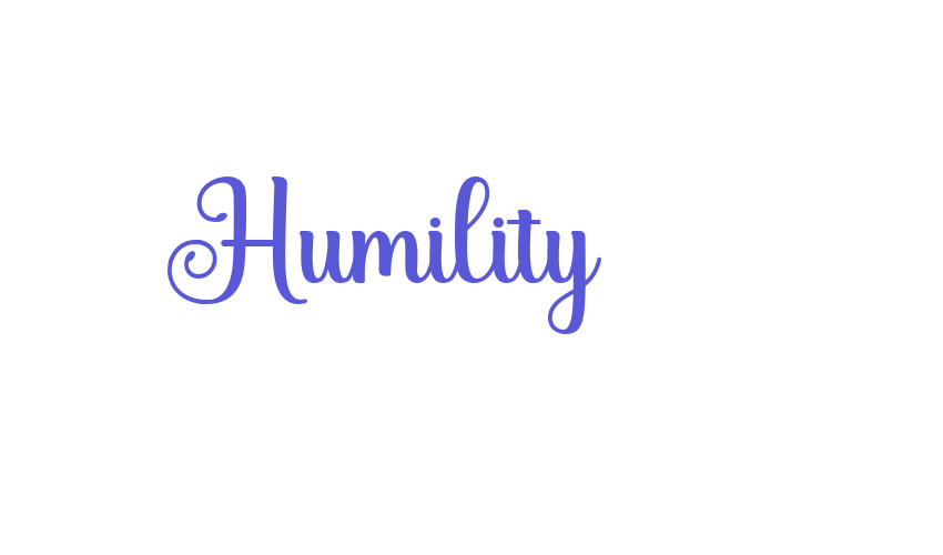 Humility Font