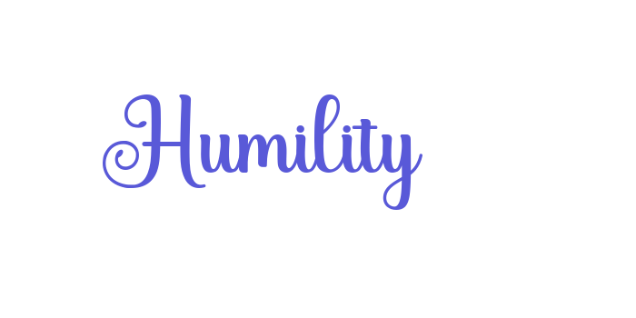 Humility Font Download