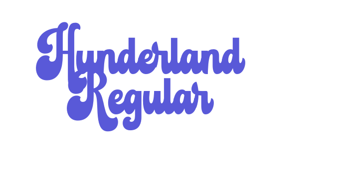 Hunderland Regular Font Download