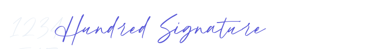 Hundred Signature