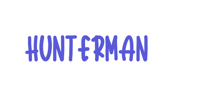 Hunterman Font Download