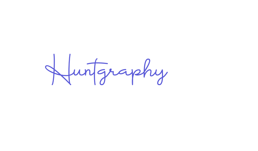 Huntgraphy Font