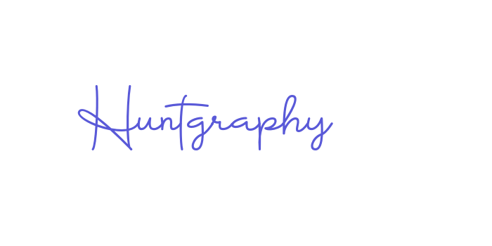 Huntgraphy Font Download