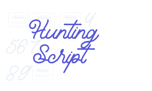 Hunting Script Font Download