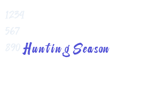 Hunting Season Font Download