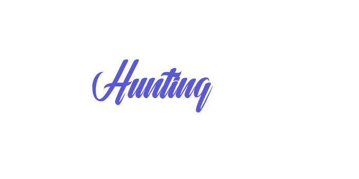 Hunting Font