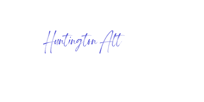 Huntington Alt Font Download