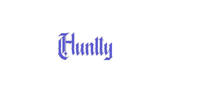 Huntly Font