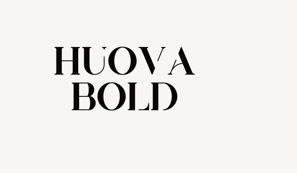 Huova Bold Font