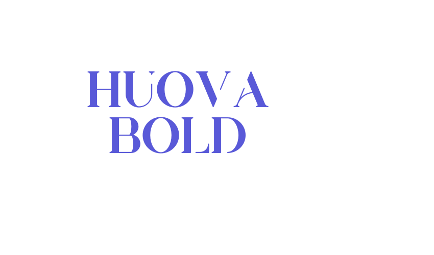 Huova Bold Font