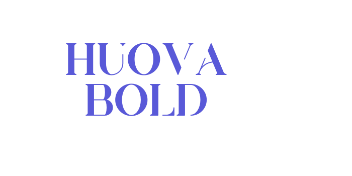 Huova Bold Font Download