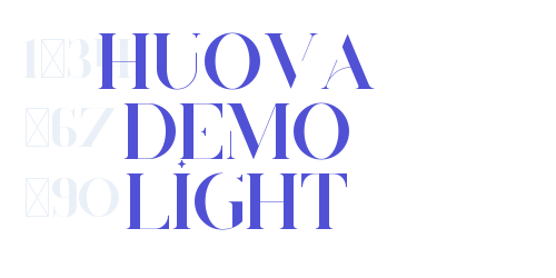 Huova Demo Light-font-download