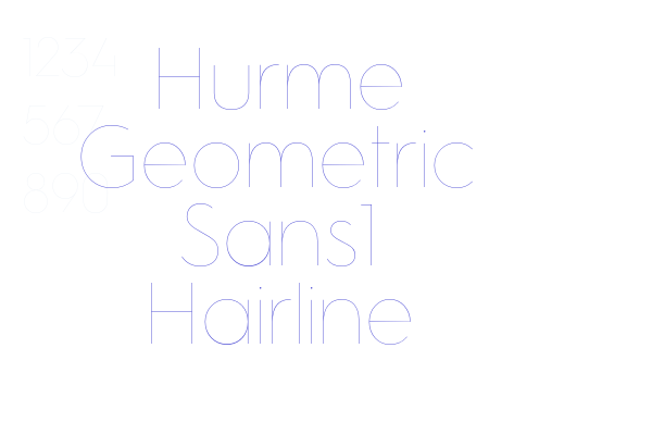 Hurme Geometric Sans1 Hairline