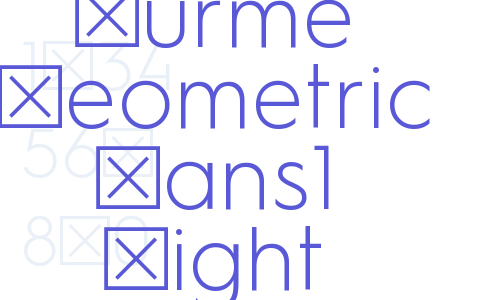 Hurme Geometric Sans1 Light Font Download