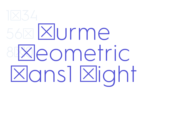 Hurme Geometric Sans1 Light