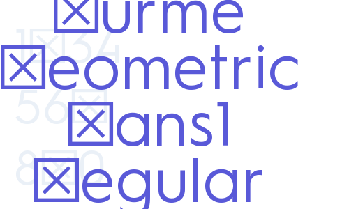 Hurme Geometric Sans1 Regular Font Download